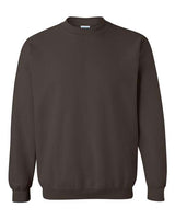 Gildan G180 Adult Heavy Blend 50/50 Fleece Crew #color_DARK CHOCOLATE