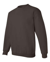 Gildan G180 Adult Heavy Blend 50/50 Fleece Crew #color_DARK CHOCOLATE