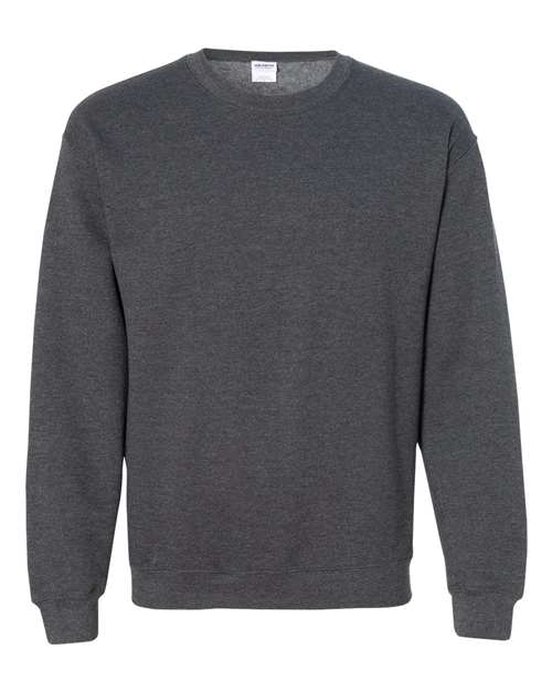 Gildan G180 Adult Heavy Blend 50/50 Fleece Crew #color_DARK HEATHER