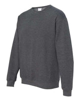 Gildan G180 Adult Heavy Blend 50/50 Fleece Crew #color_DARK HEATHER