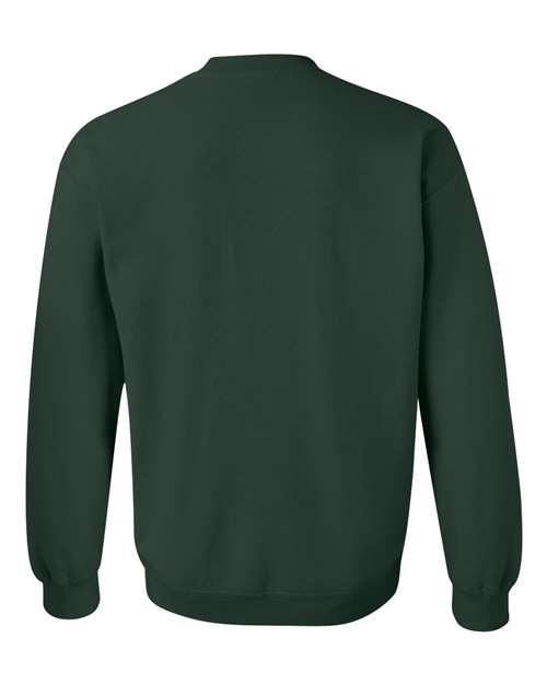 Gildan G180 Adult Heavy Blend 50/50 Fleece Crew #color_FOREST GREEN
