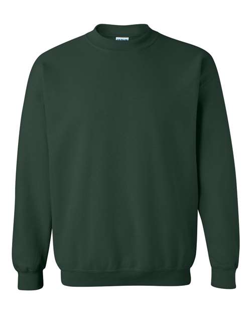 Gildan G180 Adult Heavy Blend 50/50 Fleece Crew #color_FOREST GREEN