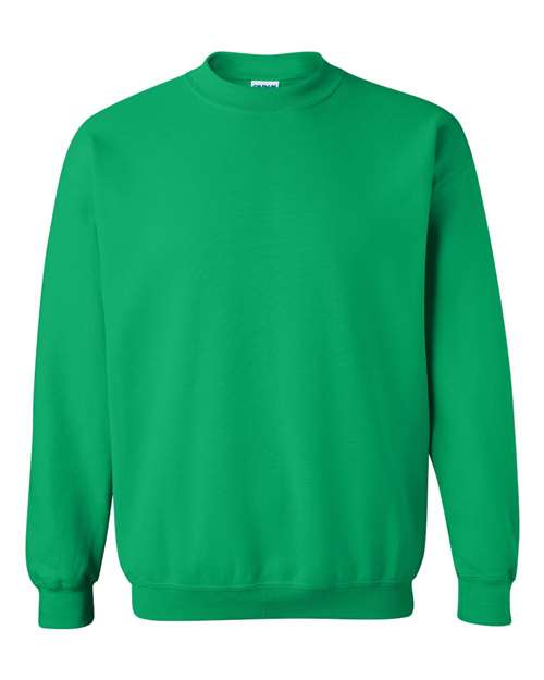 Gildan G180 Adult Heavy Blend 50/50 Fleece Crew #color_IRISH GREEN