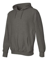 Weatherproof 7700 Cross Weave Hooded Sweatshirt #color_Charcoal