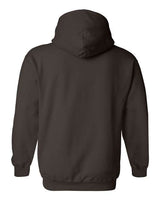 Gildan G185 Adult Heavy Blend 50/50 Hooded Sweatshirt #color_DARK CHOCOLATE