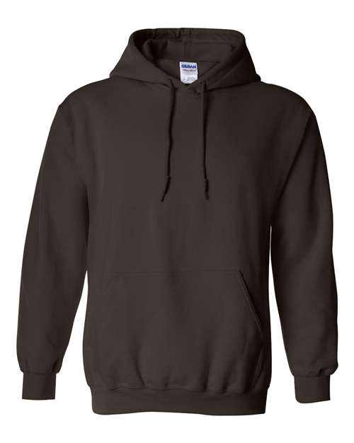 Gildan G185 Adult Heavy Blend 50/50 Hooded Sweatshirt #color_DARK CHOCOLATE