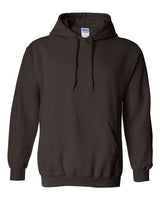 Gildan G185 Adult Heavy Blend 50/50 Hooded Sweatshirt #color_DARK CHOCOLATE