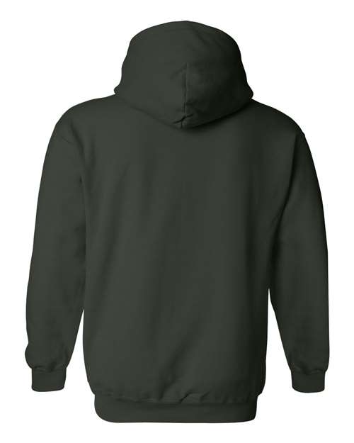 Gildan G185 Adult Heavy Blend 50/50 Hooded Sweatshirt #color_FOREST GREEN