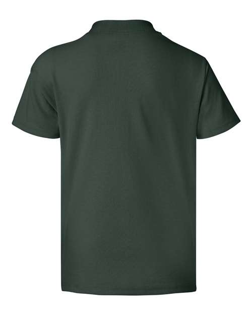 Hanes 5370 Youth 50/50 T-Shirt #color_DEEP FOREST