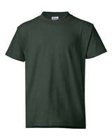 Hanes 5370 Youth 50/50 T-Shirt #color_DEEP FOREST