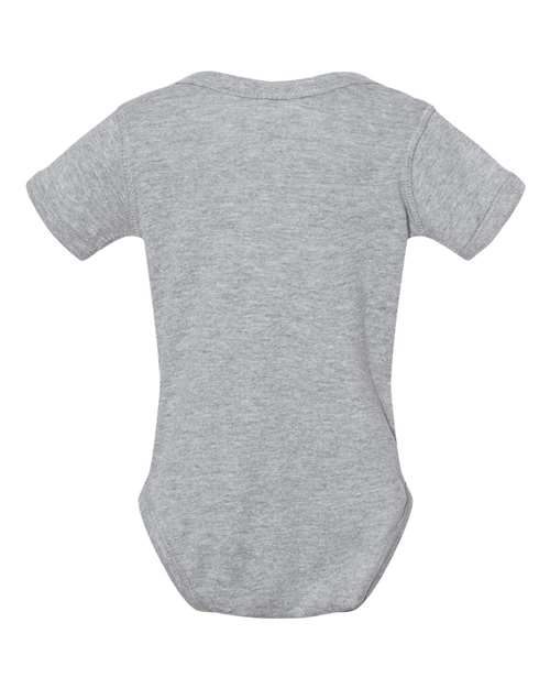 Rabbit Skins 4400 Infant Baby Rib Bodysuit #color_HEATHER