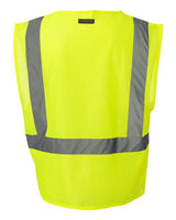 Kishigo 1085-1086 Ultra-Cool Mesh Vest with Pockets #color_Lime