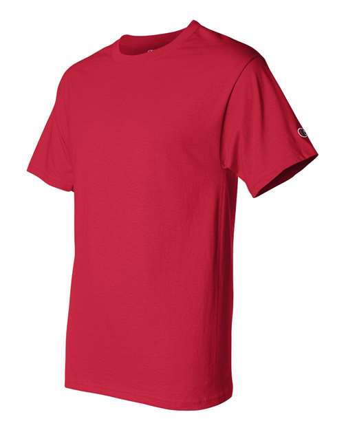 Champion T525C Adult 6 oz. Short-Sleeve T-Shirt #color_RED