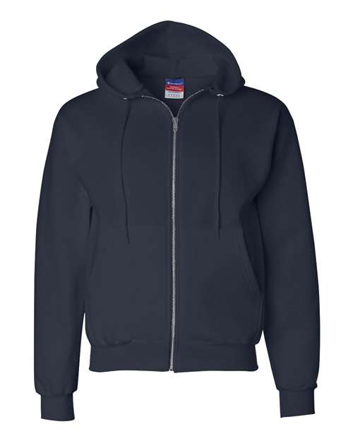 Champion S800 Adult Double Dry Eco Full-Zip Hooded Sweatshirt #color_NAVY
