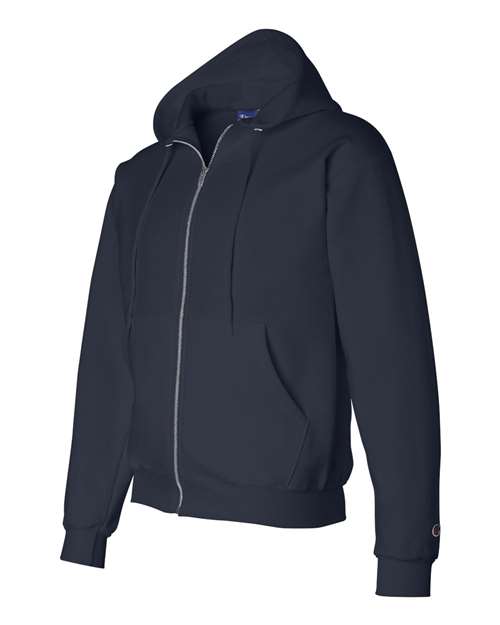 Champion S800 Adult Double Dry Eco Full-Zip Hooded Sweatshirt #color_NAVY