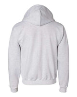 Champion S800 Adult Double Dry Eco Full-Zip Hooded Sweatshirt #color_SILVER GREY