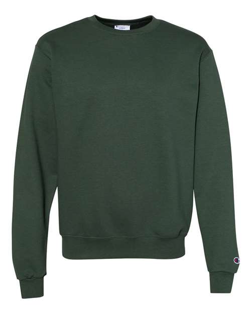 Champion S600 Adult Double Dry Eco Crew #color_DARK GREEN