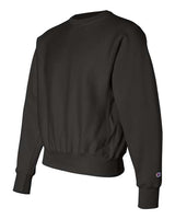 Champion S1049 Adult Reverse Weave Crew #color_BLACK