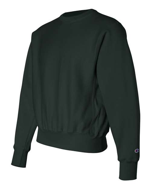 Champion S1049 Adult Reverse Weave Crew #color_DARK GREEN