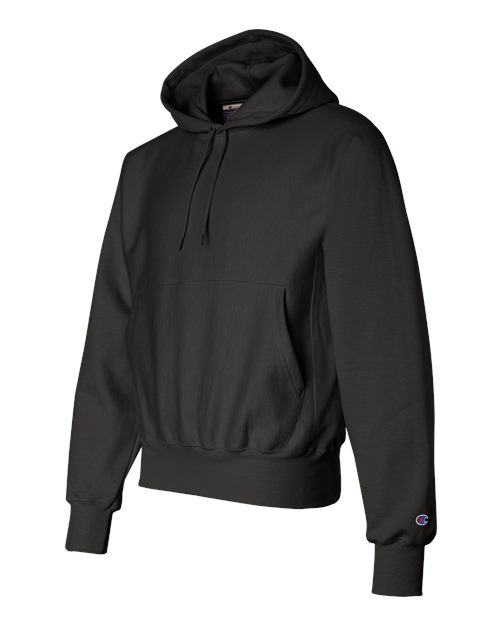 Champion S1051 Reverse Weave Pullover Hooded Sweatshirt #color_BLACK