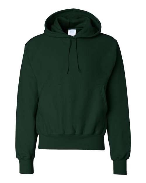Champion S1051 Reverse Weave Pullover Hooded Sweatshirt #color_DARK GREEN