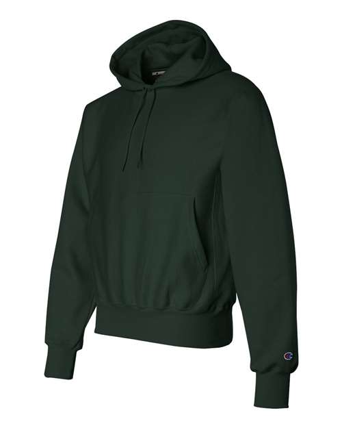 Champion S1051 Reverse Weave Pullover Hooded Sweatshirt #color_DARK GREEN