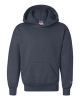Champion S790 Youth Double Dry Eco Pullover Hooded Sweatshirt #color_NAVY