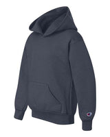 Champion S790 Youth Double Dry Eco Pullover Hooded Sweatshirt #color_NAVY