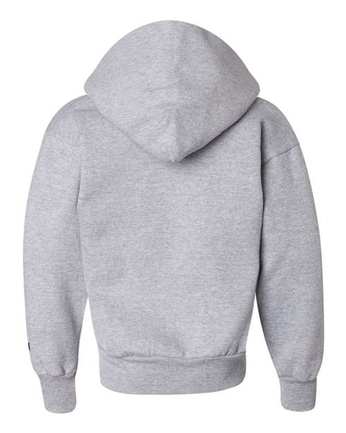 Champion S790 Youth Double Dry Eco Pullover Hooded Sweatshirt #color_LIGHT STEEL