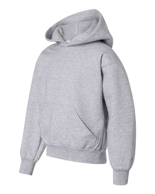 Champion S790 Youth Double Dry Eco Pullover Hooded Sweatshirt #color_LIGHT STEEL