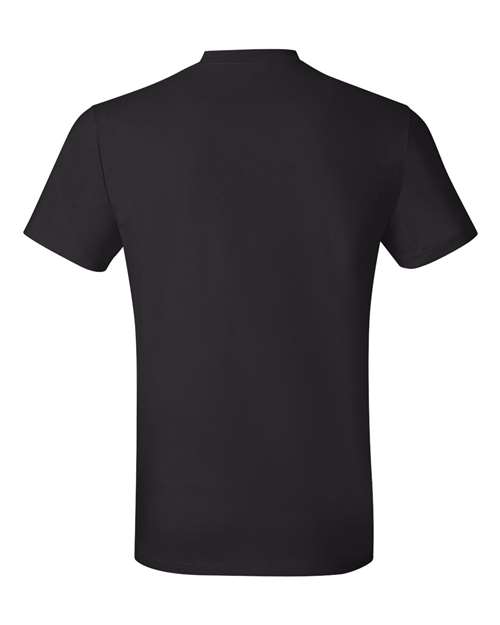 Hanes 4980 Unisex Nano-T T-Shirt #color_BLACK