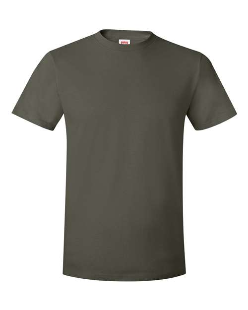 Hanes 4980 Unisex Nano-T T-Shirt #color_FATIGUE GREEN