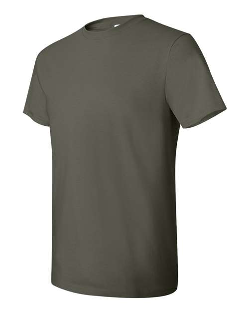 Hanes 4980 Unisex Nano-T T-Shirt #color_FATIGUE GREEN