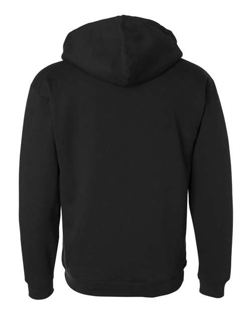 Independent Trading Co. EXP40SHZ Sherpa-Lined Full-Zip Hooded Sweatshirt #color_Black/ Natural