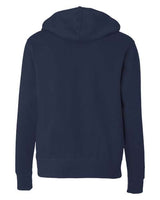 Independent Trading Co. AFX90UNZ Lightweight Full-Zip Hooded Sweatshirt #color_Classic Navy