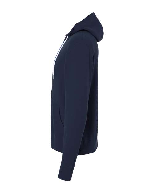 Independent Trading Co. AFX90UNZ Lightweight Full-Zip Hooded Sweatshirt #color_Classic Navy