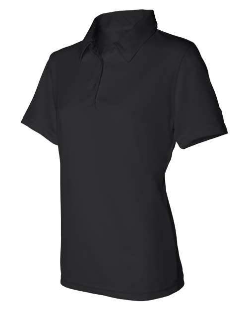 Sierra Pacific 5469 Women's Moisture Free Mesh Polo #color_Black