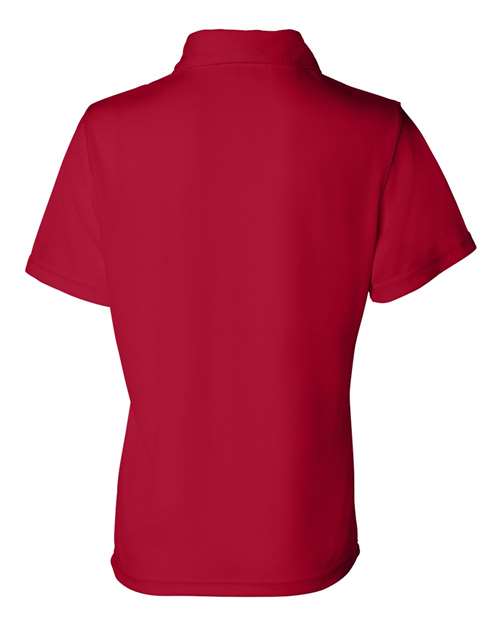 Sierra Pacific 5469 Women's Moisture Free Mesh Polo #color_Red