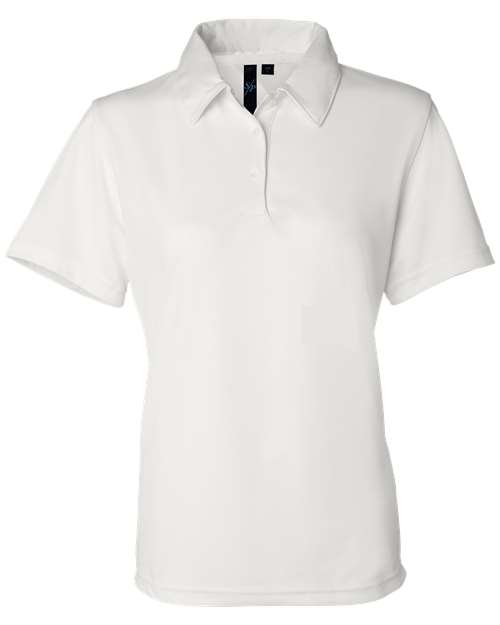 Sierra Pacific 5469 Women's Moisture Free Mesh Polo #color_White