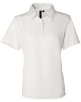 Sierra Pacific 5469 Women's Moisture Free Mesh Polo #color_White