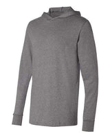 Bella + Canvas 3512 Unisex Jersey Long-Sleeve Hoodie #color_DEEP HEATHER