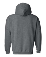 Gildan G185 Adult Heavy Blend 50/50 Hooded Sweatshirt #color_DARK HEATHER