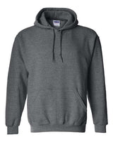 Gildan G185 Adult Heavy Blend 50/50 Hooded Sweatshirt #color_DARK HEATHER