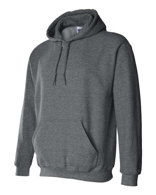 Gildan G185 Adult Heavy Blend 50/50 Hooded Sweatshirt #color_DARK HEATHER