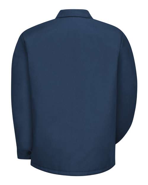 Red Kap JT50 Perma-Lined Panel Jacket #color_Navy