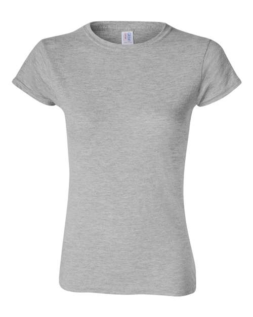Gildan G640L Ladies' Softstyle 4.5 oz Fitted T-Shirt #color_RS SPORT GREY