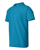 Hanes 5370 Youth 50/50 T-Shirt #color_TEAL