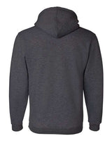 Bayside BA960 Adult 9.5 oz., 80/20 Pullover Hooded Sweatshirt #color_CHARCOAL HTHR