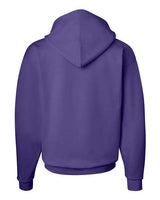 Hanes P170 Unisex Ecosmart 50/50 Pullover Hooded Sweatshirt #color_PURPLE