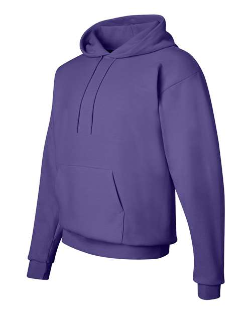 Hanes P170 Unisex Ecosmart 50/50 Pullover Hooded Sweatshirt #color_PURPLE